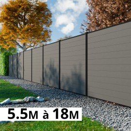 Kit clôture composite prêt à monter : la solution idéale pour votre jardin